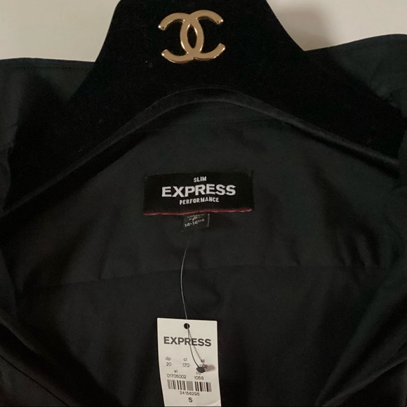 Express Black Polo in Small - Picture 3 of 4